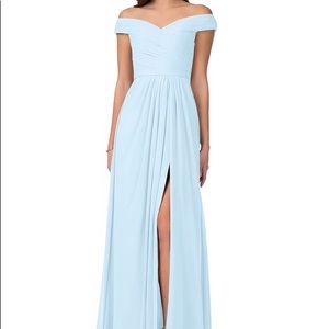 Azazie Audrianna in Sky Blue